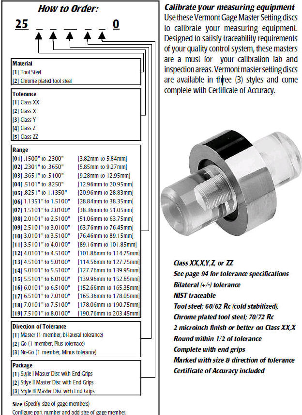 GSG .6270-X Diameter Machinist Master RING SETTING GAUGE GAGE 1E2639-F15 