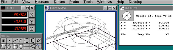 Quadra-Chek interface