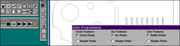 Intuitive toolbars and CAD import