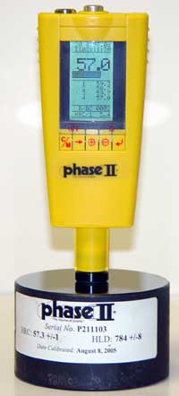 portable hardness tester PHT 2000 dynamic rebound principle