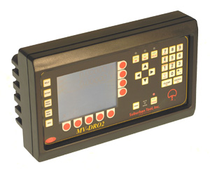 MV-DRO2 Digital Readout - Front View